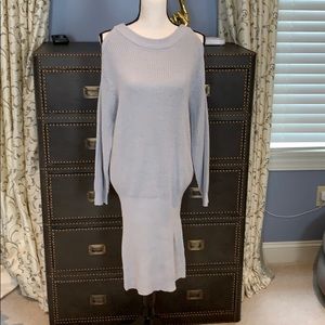 J.O.A. Cold shoulder sweater dress